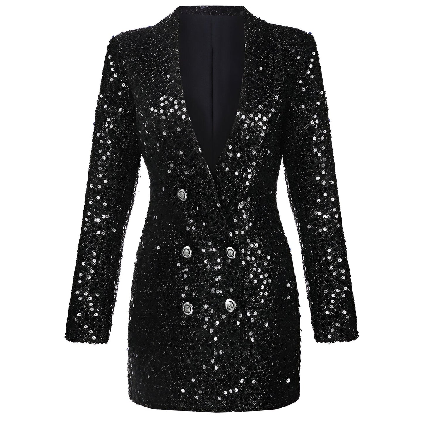 LM | Shine in a glamorous blazer dress