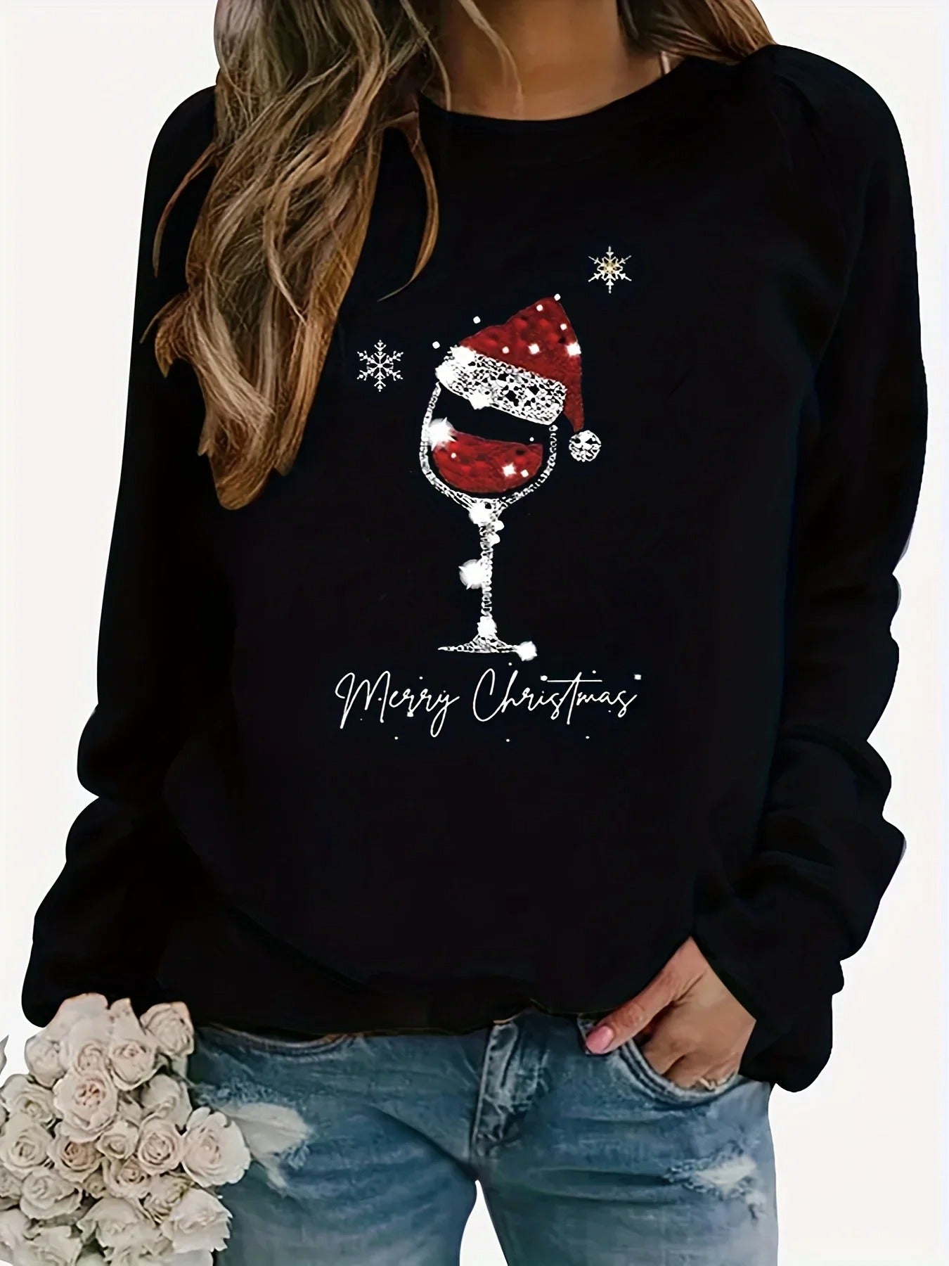 LM | MW - Festive sweatshirt with Christmas magic