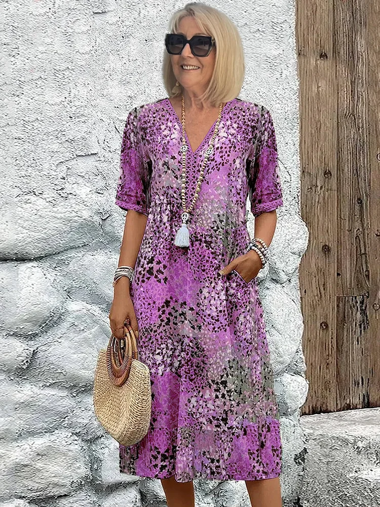 LM | Flattering midi dress for effortless island elegance