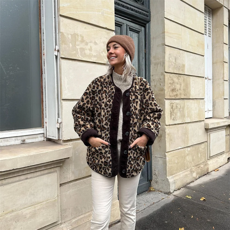 LM | Chic printed jacket for women