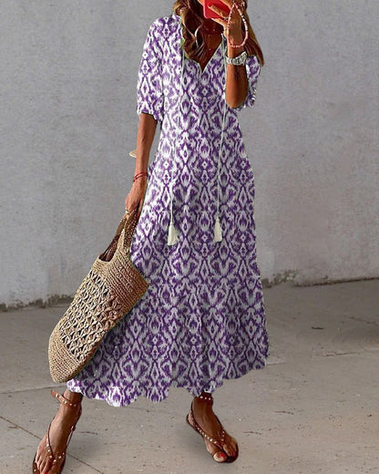 LM | Elegant summer maxi dress