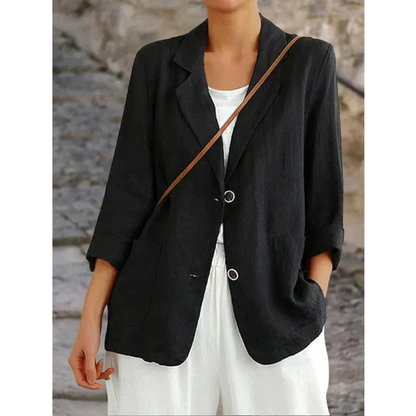 LM | Stylish linen blazer