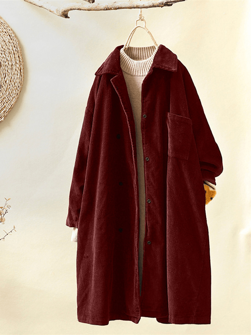 LM | Oversized corduroy jacket