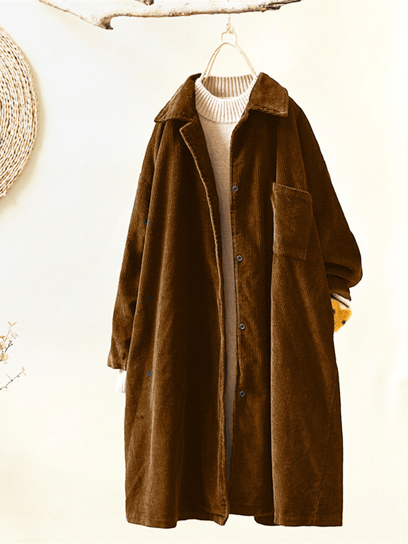 LM | Oversized corduroy jacket