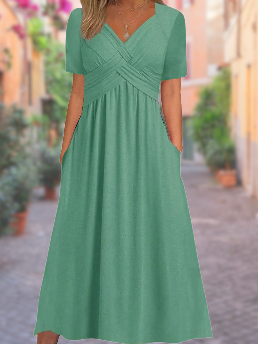 LM | Maxi dress with V-neck