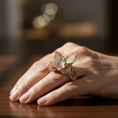 Romantic Gold Ring for Special Moments