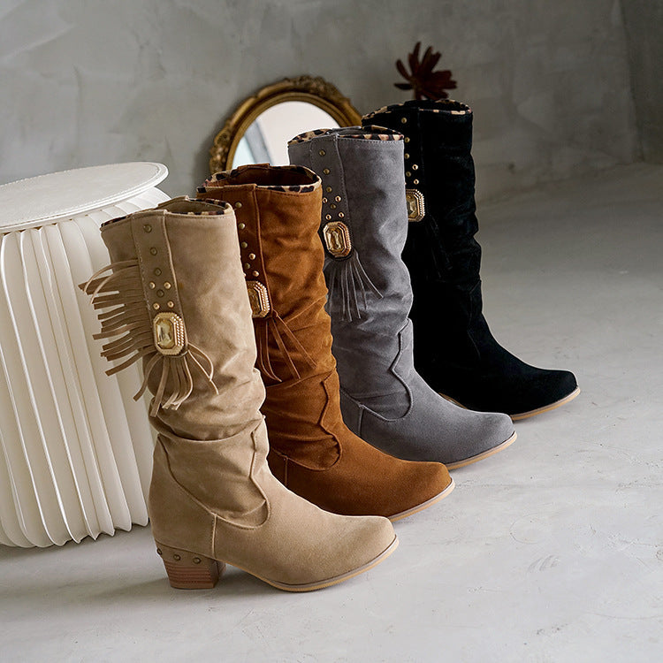 Chic Orthopedic Boots with Unique Design