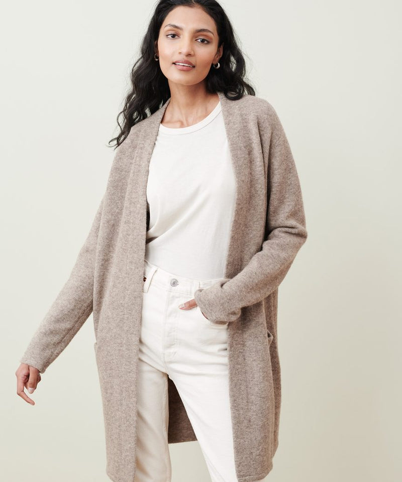 LM | Long jacket with patch pockets
