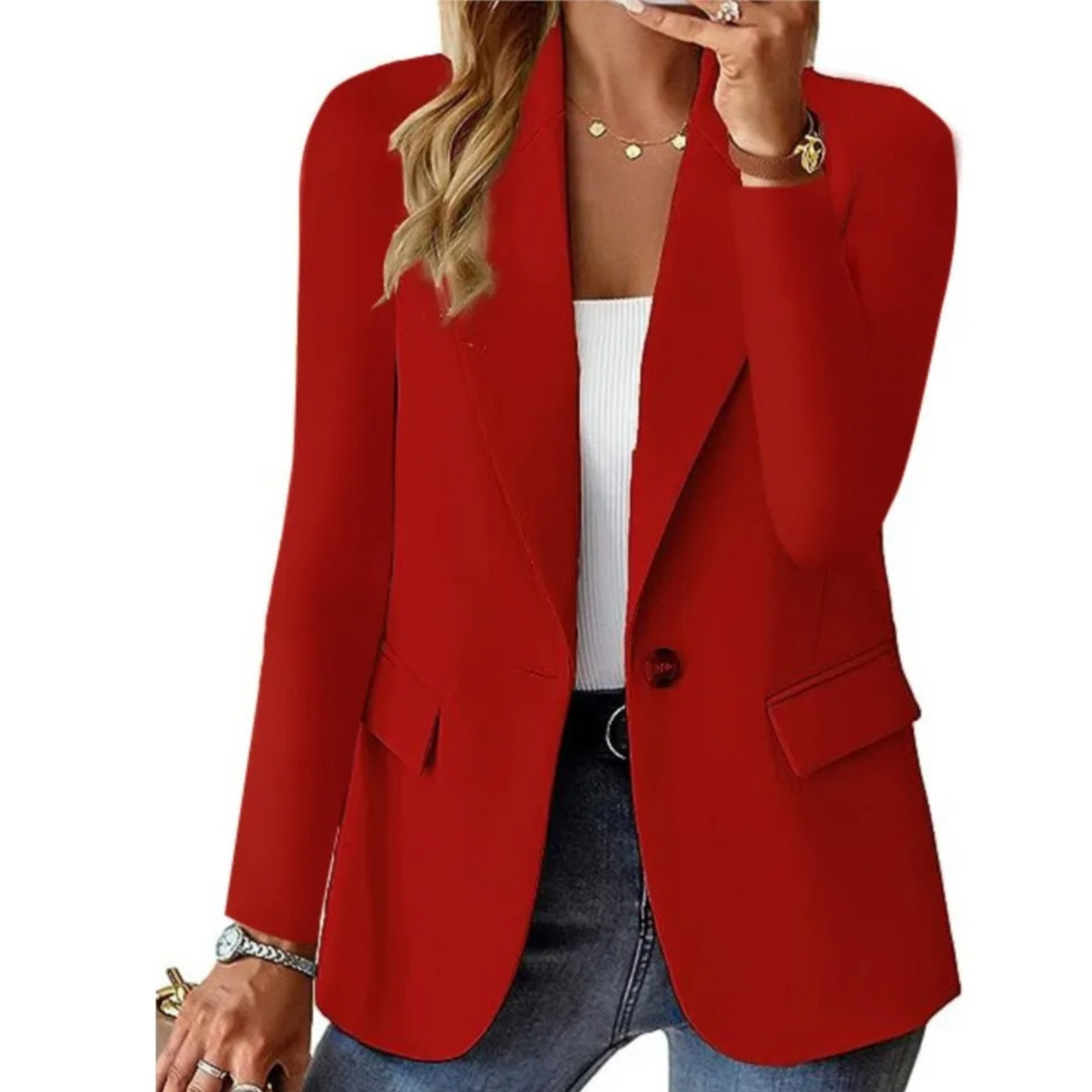 LM | Long-sleeved casual blazer for women