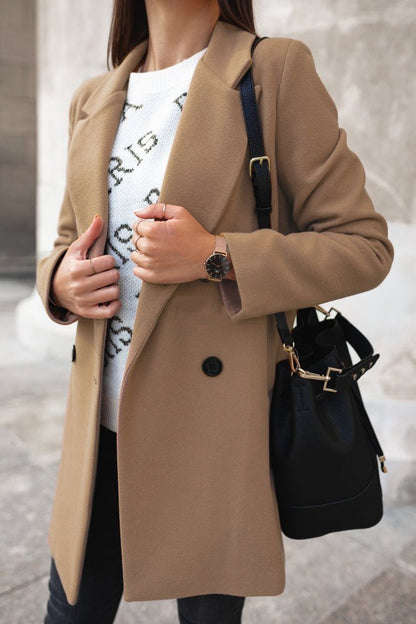 LM | Stylish jacket with buttons for women