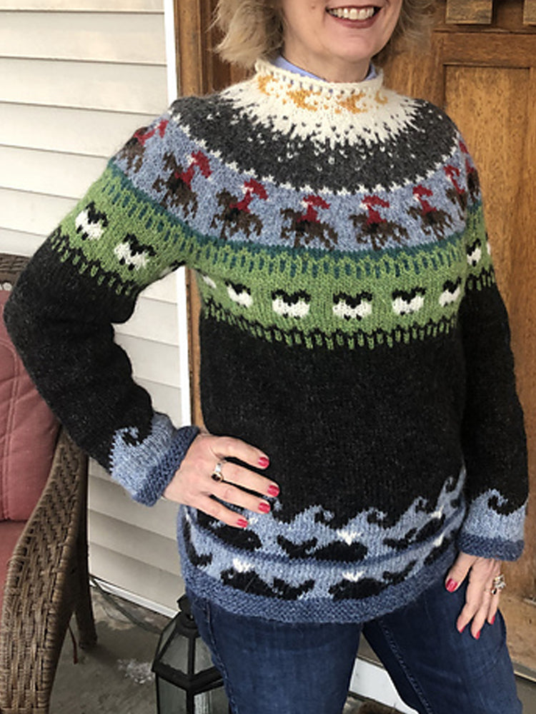 Timeless Vintage Style Jumper