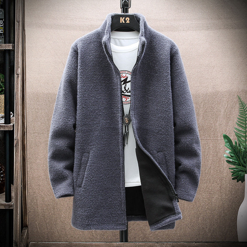 Men's Vintage Knitted Pattern Cardigan Sweater elevenforest