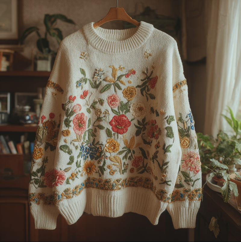 Timeless Vintage Style Jumper
