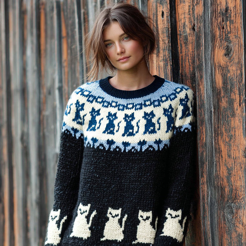 Timeless Vintage Style Jumper