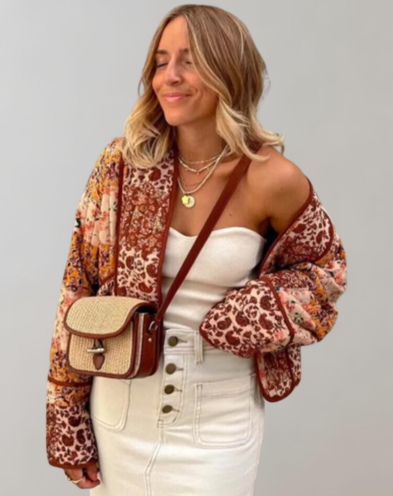 LM | Casual printed soft jacket