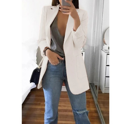 LM | Stylish pocket blazer for women