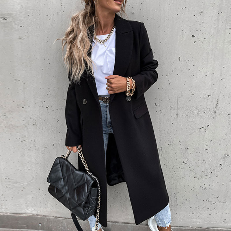 LM | Long coat with buttons