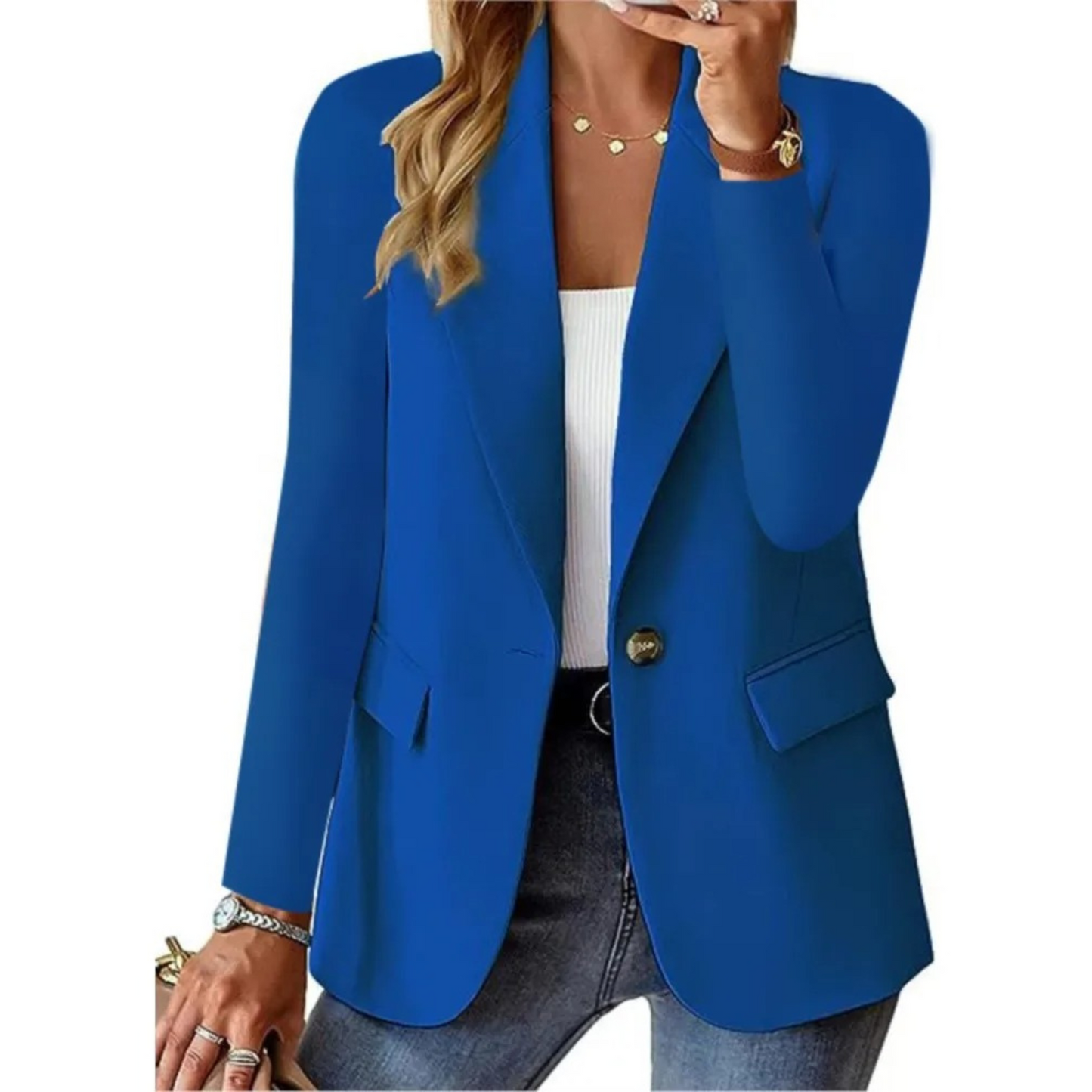 LM | Long-sleeved casual blazer for women
