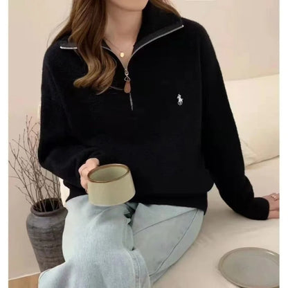LM | MW - Comfortable sweater with zipper