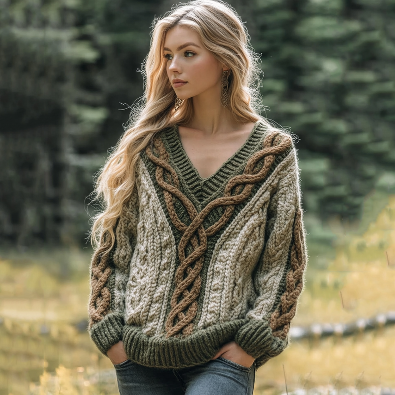 Timeless Vintage Style Jumper
