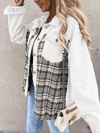 LM | Vintage flannel jacket for women