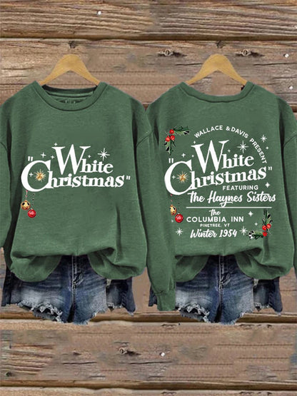 Comstylish Women's Christmas Print Casual Sweatshirt