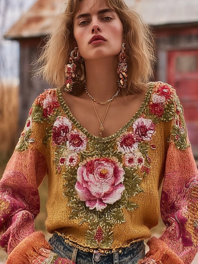 Timeless Vintage Style Jumper