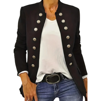 LM | Women's blazer with buttons down the front