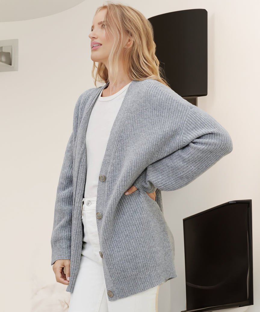 LM | Cashmere Cocoon cardigan