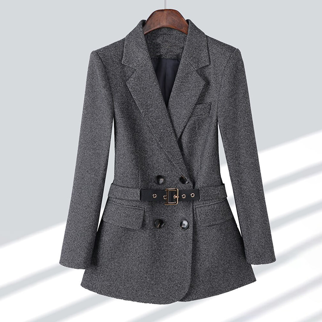 LM | Stylish blazer with belt