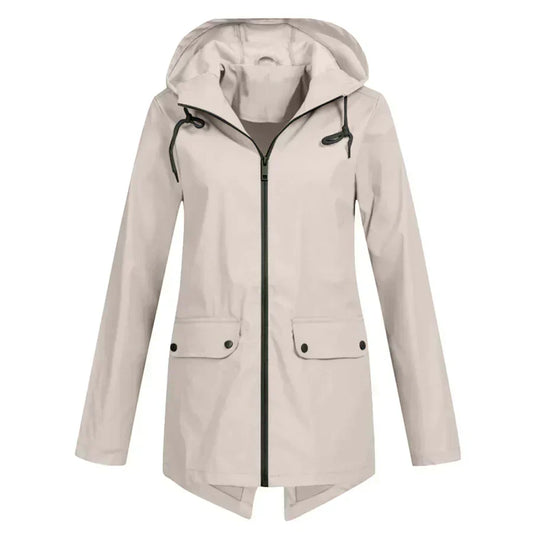 LM | Waterproof jacket with zipper for women