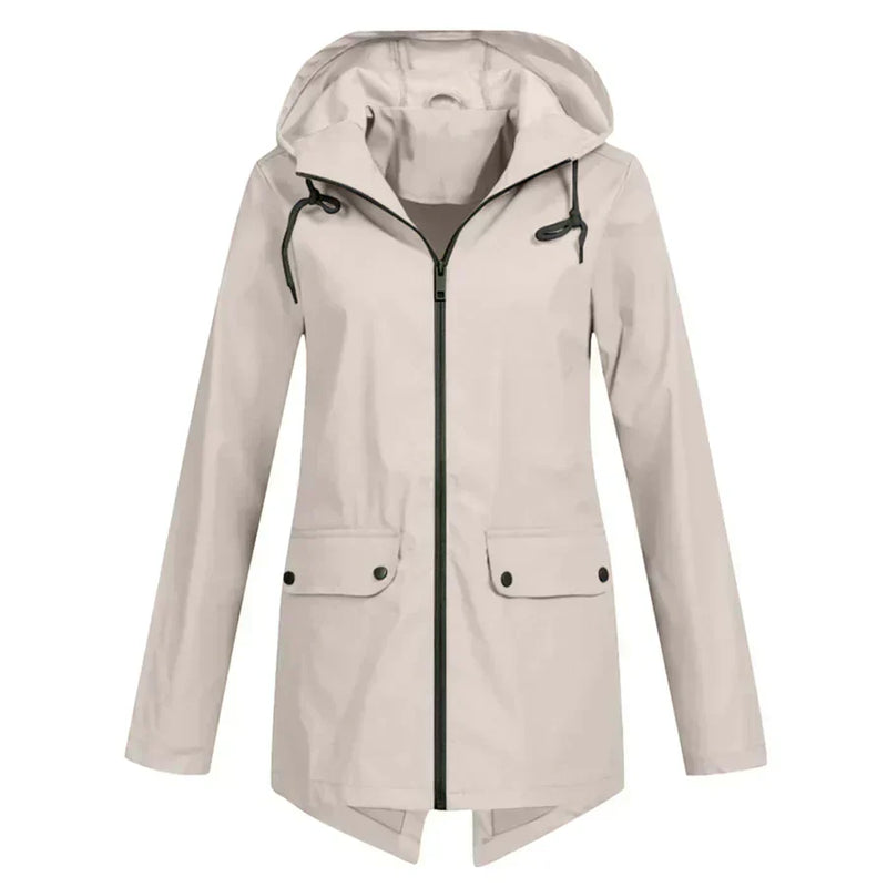 LM | Waterproof jacket with zipper for women