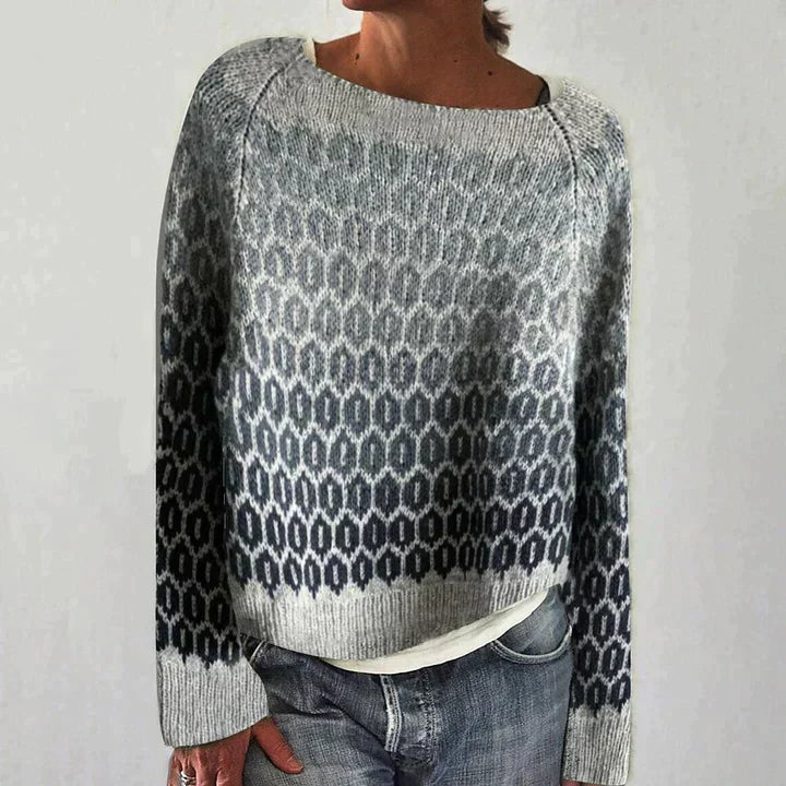 LM | Gray sweater with details
