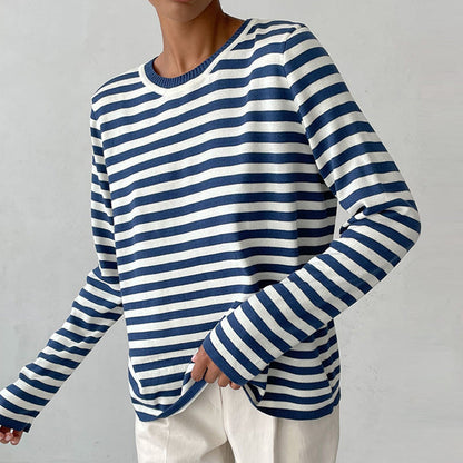 LM | Striped pullover shirt