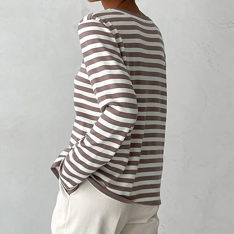 LM | Striped pullover shirt