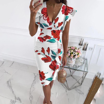 LM | Elegant midi dress for the summer