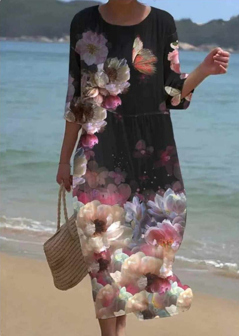 LM | Maxi dress with floral pattern