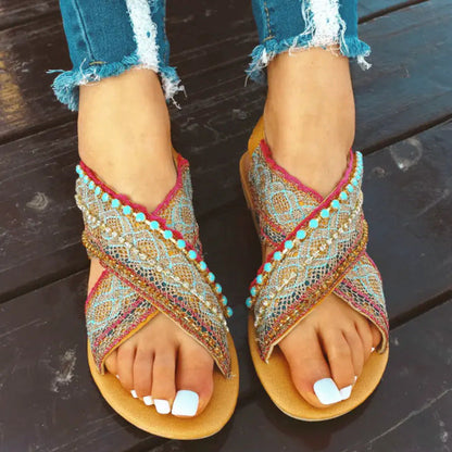 Vintage Inspired Orthopedic Sandals