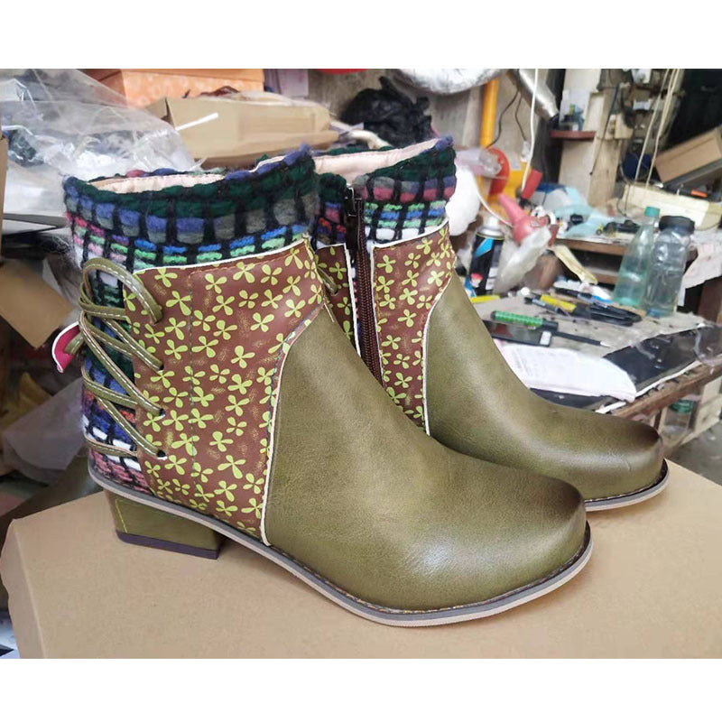 Vintage Inspired Orthopedic Boots