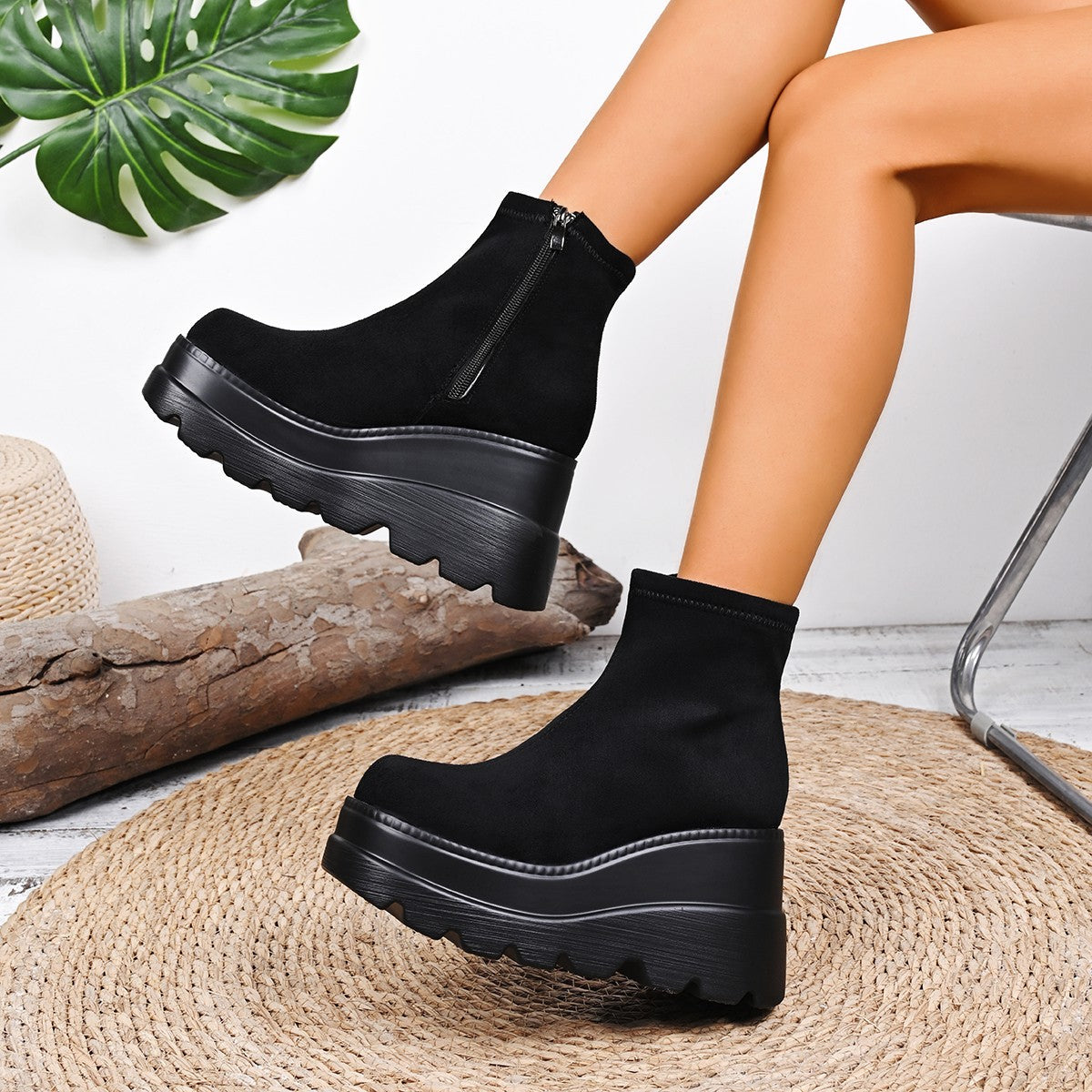 Classic Orthopedic Boots with Timeless Style
