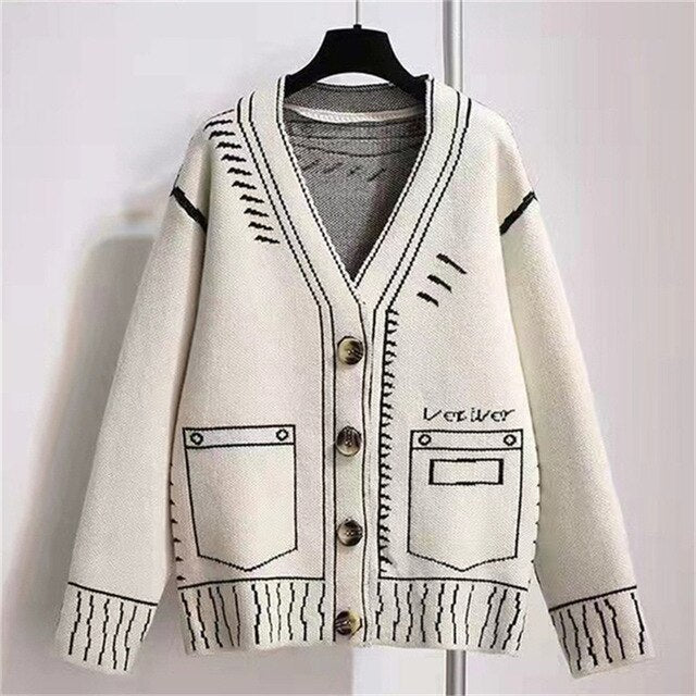 LM | Expressive and insulated cardigan
