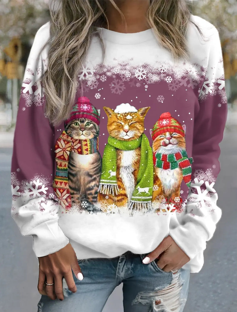 LM | Sweater with Christmas motif