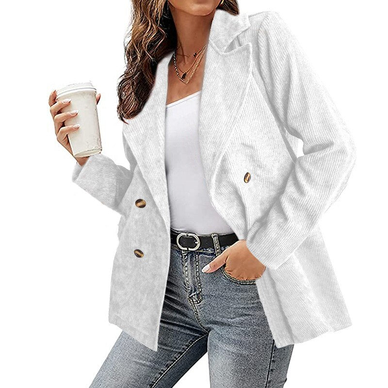 LM | VioletBlazer I Monochrome blazer for women