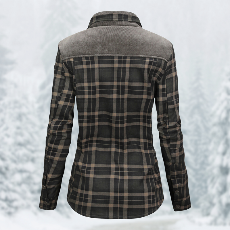 LM | Flannel hiking jacket for women