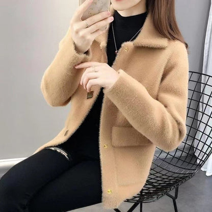 LM | IqraJacket I Fur jacket for women