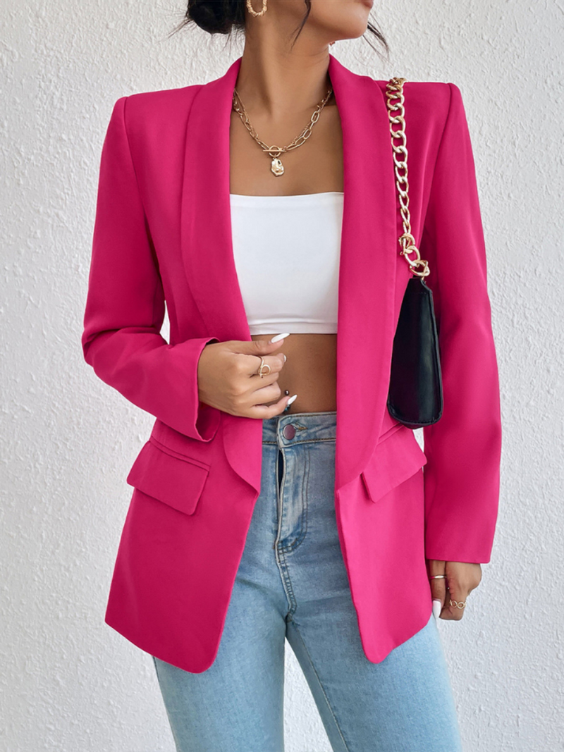 LM | Plain blazer for women