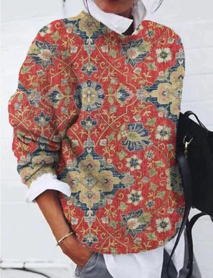 LM | Elegant sweater with print