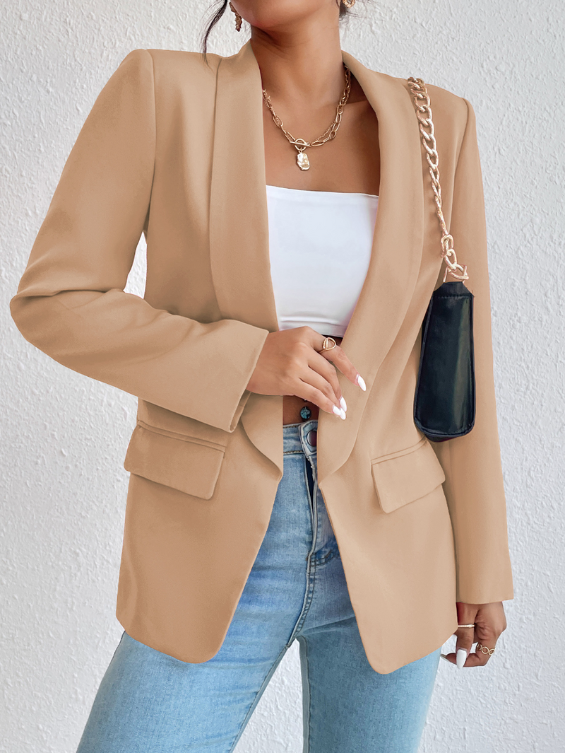 LM | Plain blazer for women