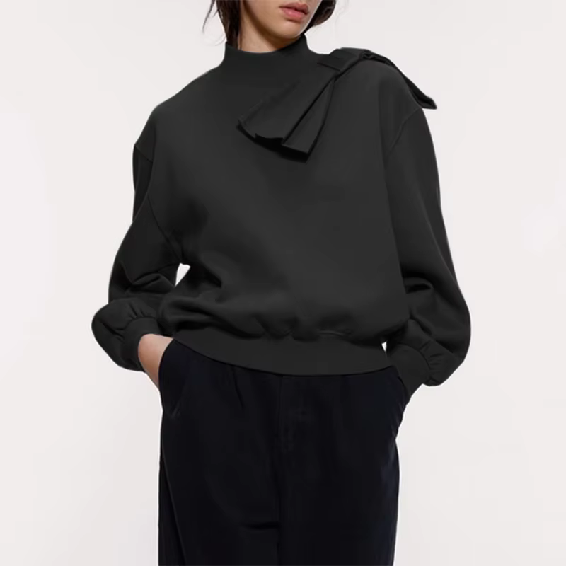 LM | Elegant sweatshirt with bow