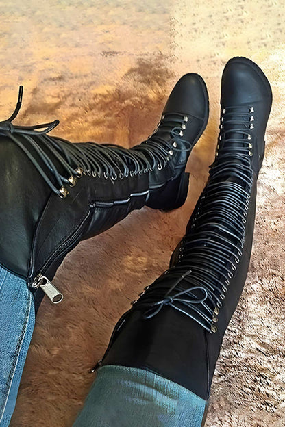 LM | Casual orthopaedic lace-up boots